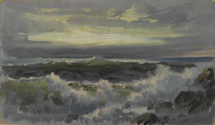 William Trost Richards A Rough Surf China oil painting art
